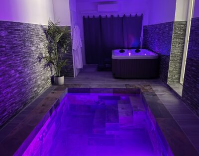 Suite Bali (piscine intérieure chauffée, jacuzzi, fauteuil massant)