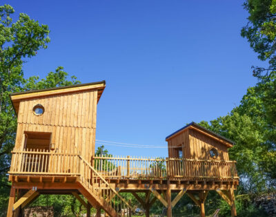 Au coeur de nos bois “Ma cabane des rails & spa”