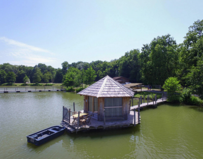 Cabane flottante Jonc